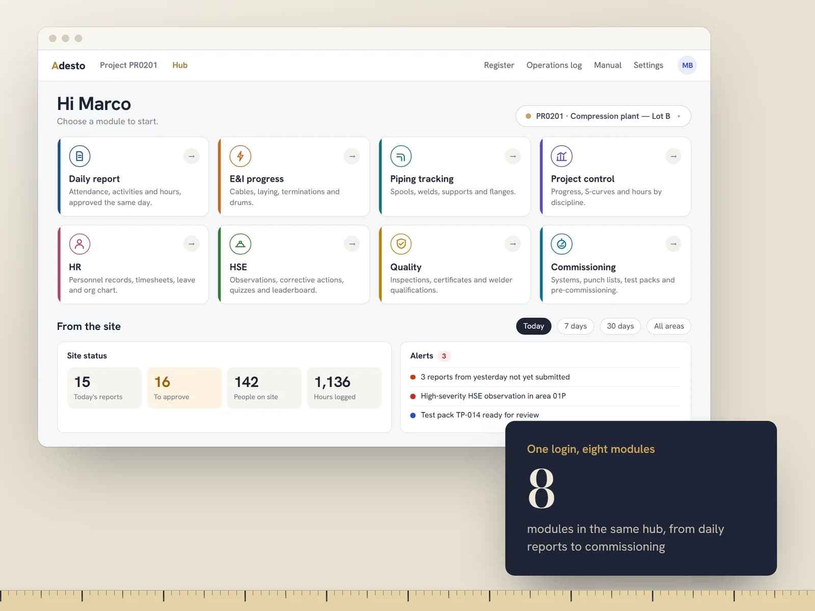 Project hub